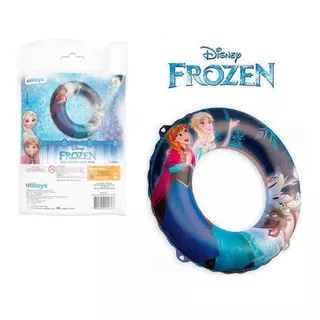 Boia Inflável Circular Infantil Frozen Disney Piscina Praia
