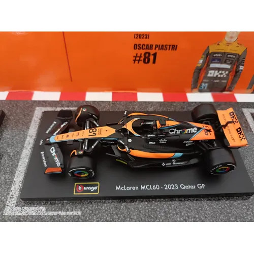 Carros colecionáveis Bburago 6 F1 escala 1:43 Cor Mclaren
