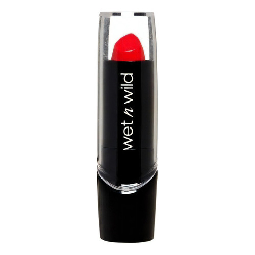 Labial Wet N Wild Acabado De Seda,antioxidante, Vitamina E Color Hot Red