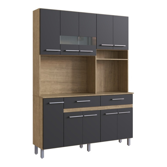 Kit Mueble De Cocina 10 Puertas 2 Cajones