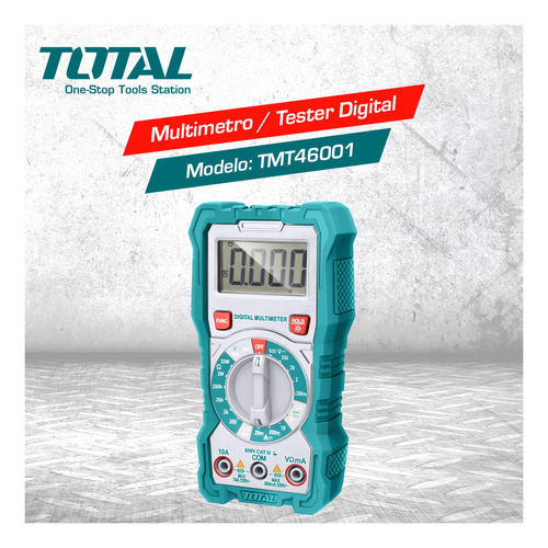 Tester Multimetro Digital Profesional Industrial Total 46001