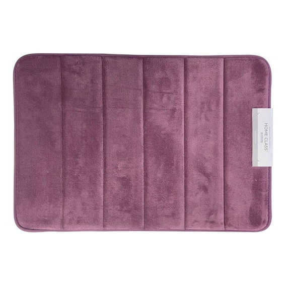 Alfombra De Baño Antideslizante Con Memoria 43x61cm Purpura