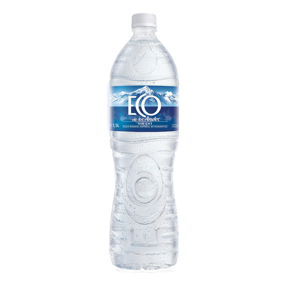 Agua mineral Eco de los Andes Sin gas  sin gas   botella  1.5 L  