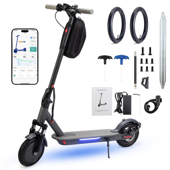 Scooter Eléctrico Para Adultos Con Aplicación Bluetooth