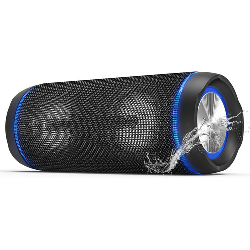 Eduplink Altavoces Bluetooth De Volumen Más Fuerte, Graves P Color Light Black-bass 40w Portable Speaker 110v