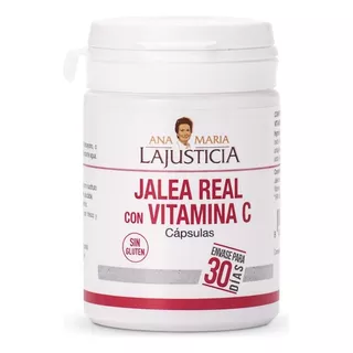 Jalea Real Con Vitamina C 60 Cápsulas Sabor Sin Sabor
