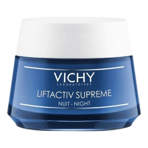 Crema Liftctiv Supreme Nuit Night Vichy Liftactiv Supreme noche para todo tipo de piel de 50mL/50g 40+ años
