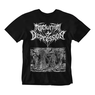 Camiseta Black Doom Metal Nocturnal Depression C4