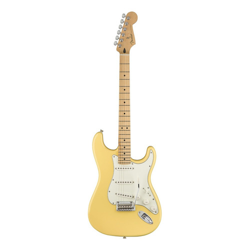 Guitarra eléctrica Fender Player Stratocaster de aliso 2010 buttercream brillante con diapasón de arce