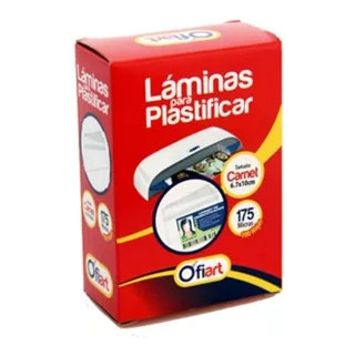 Laminas De Plastificar Carnet Y Cedula 175 Micrones Printa