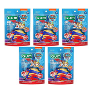 Kit 5 Pacotes Fio Dental Flosser Infantil Gum Com Haste