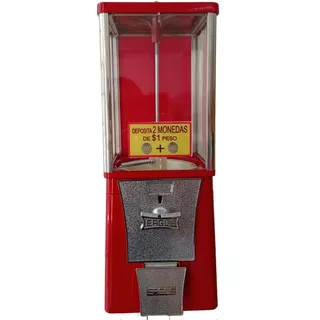 Máquina Chiclera Eagle Vending 1+1 Dispensador Hoyo Monedero