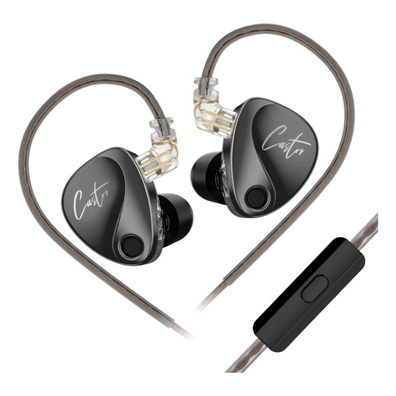 Audífonos Kz Castor Improved Bass 2dd In Ear Tuning Switches