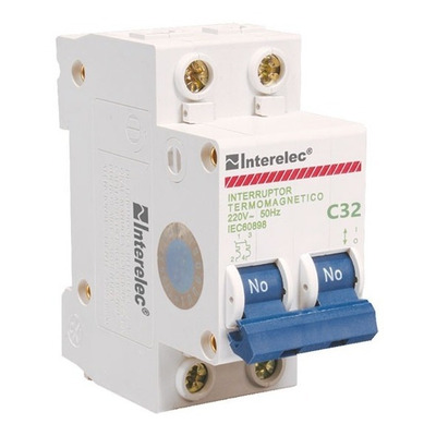 Llave Termica Bipolar 2x6a-10a-16a-20a-25a-32a Luz Desing