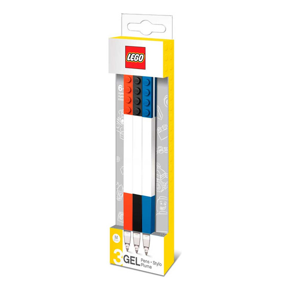 Lapiceros Lego Iconic Writing Instr Gel Pens 3pack