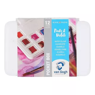 Acuarela Pastilla Van Gogh Pocket Box Pinks And Violets