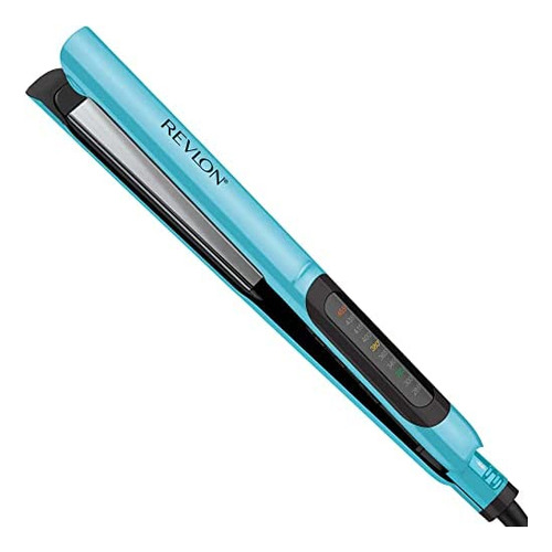 Revlon Durable Brilliance - Plancha Digital Para Cabello Color azul de 1 pulgada