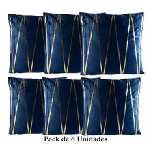 Set De 6 Cojines De Terciopelo Diseño Hilos Envío Gratis Set De 6 Cojines De Terciopelo Diseño Hilos Envío Gratis