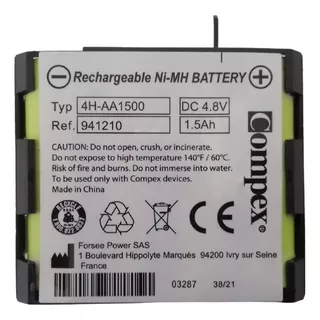 Batería Original Compex Nueva Generac (distribuidor Oficial)