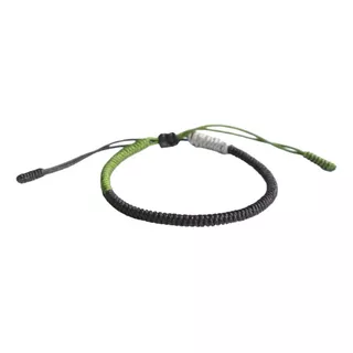 Pulsera Tibetana, Hecha A Mano, Verde-negro, Zen