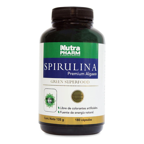 Spirulina Premium Nutrapharm 180 Caps