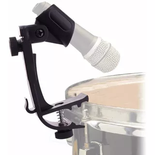 Kit 4 Clamp Garra Bateria Microfone Percussão Bateria