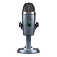 Microfone Blue Yeti Nano Condensador  Omnidirecional E Cardióide Shadow Grey