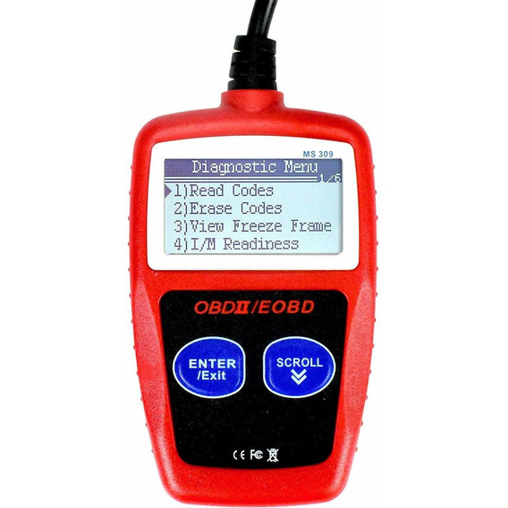 Escaner Automotriz Ms309 Obd2 Leer & Borrar Código De Falla