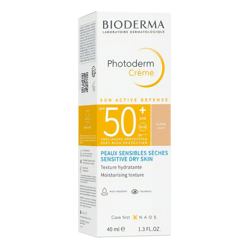 Bioderma Photoderm Creme Tono Claire Light Spf50+ 40ml