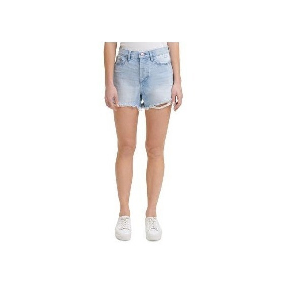 Short De Mezclilla Deshilachado De Calvin Klein Jeans