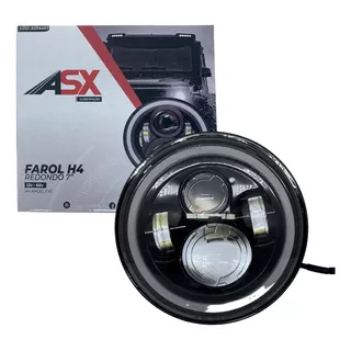 Farol Redondo 7 Polegadas Asx H4 Angel Eyes