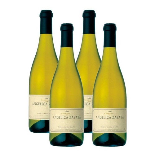 Vino Angelica Zapata Chardonnay Alta 750ml Caja X 4u