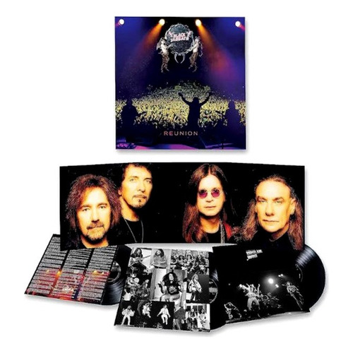 Triple LP de Black Sabbath Reunion con 2 temas adicionales Versión sellada del álbum First Time en vinilo 3 veces en vinilo negro con triple portada y 2 temas adicionales