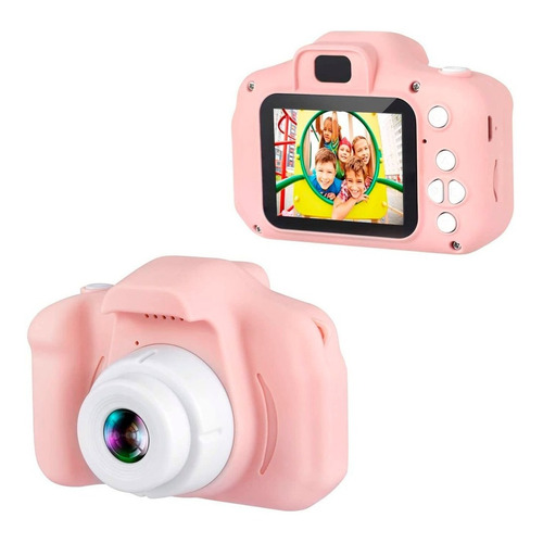  Electroland Mini cámara X200 compacta color  rosa 