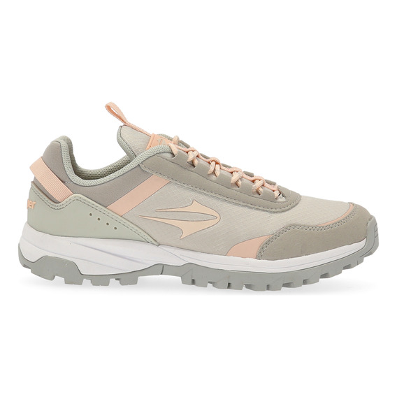 Zapatillas Outdoor Topper Rug Mujer En Gris Y Rosa | Dexter