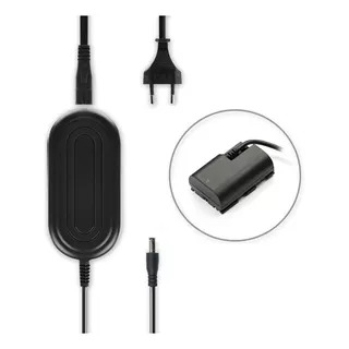 Adaptador Ca Ack-e6 Acoplador Dr-e6 P/ Canon Lp-e6 (bivolt) Cor Preto