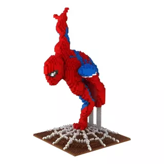 Figura Coleccionable De Bloques Armables Spider-man Marvel 