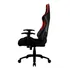 Silla de escritorio AeroCool Aero 1 Alpha gamer ergonómica negra y roja con tapizado de cuero sintético