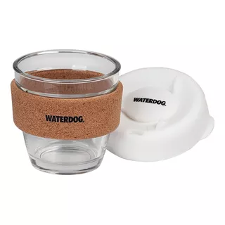 Vaso Taza Café Vidrio Transparente Con Aro Espresso Waterdog