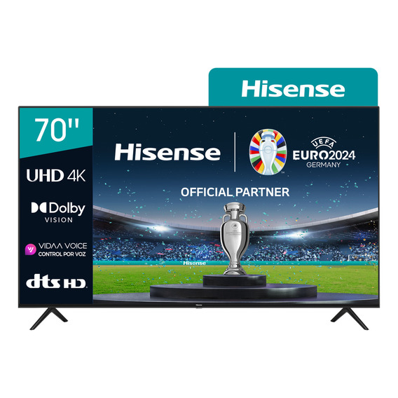 Smart Tv Hisense 70A6H 70'' UHD 4K Led Vidaa