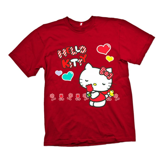 Polera Hello Kitty Estampada Dtf  Senshi Cod 006