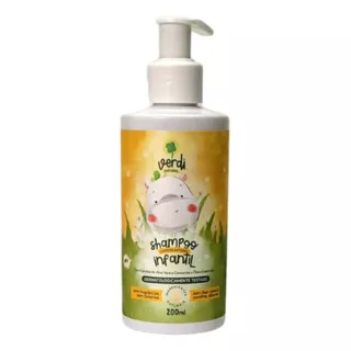 Shampoo Infantil Aloe Vera E Camomila 100% Natural Orgânico