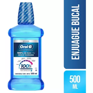 Enjuague Bucal Oral-b 100%, 500 Ml