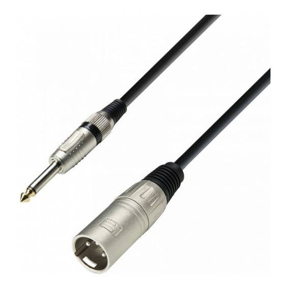 Adam Hall K3mmp0600 Cable Xlr Macho A Plug Mono 6metros