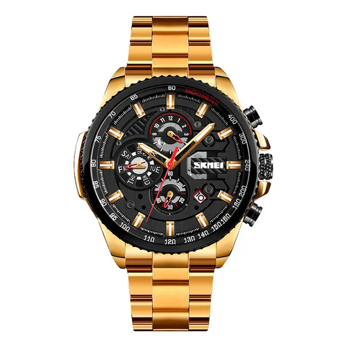 Reloj Hombre Skmei M023 Acero Minimalista Elegante A Cuerda Color