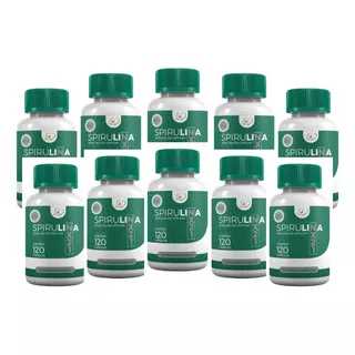 Kit X10 Spirulina Nx21 100% Pura 