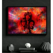The Doors Jim Morrison Cuadro 33×48cm Marco Negro Fan Arte