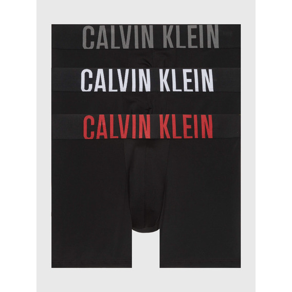 Briefs Calvin Klein Intense Paquete De 3 Hombre Negro