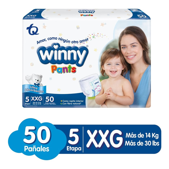 Pañal Winny Pants Etapa 5 X 50und