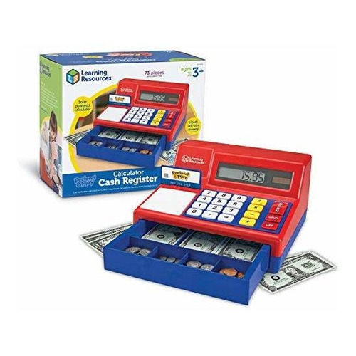 Calculadora Y Caja Registradora Para Jugar Niños